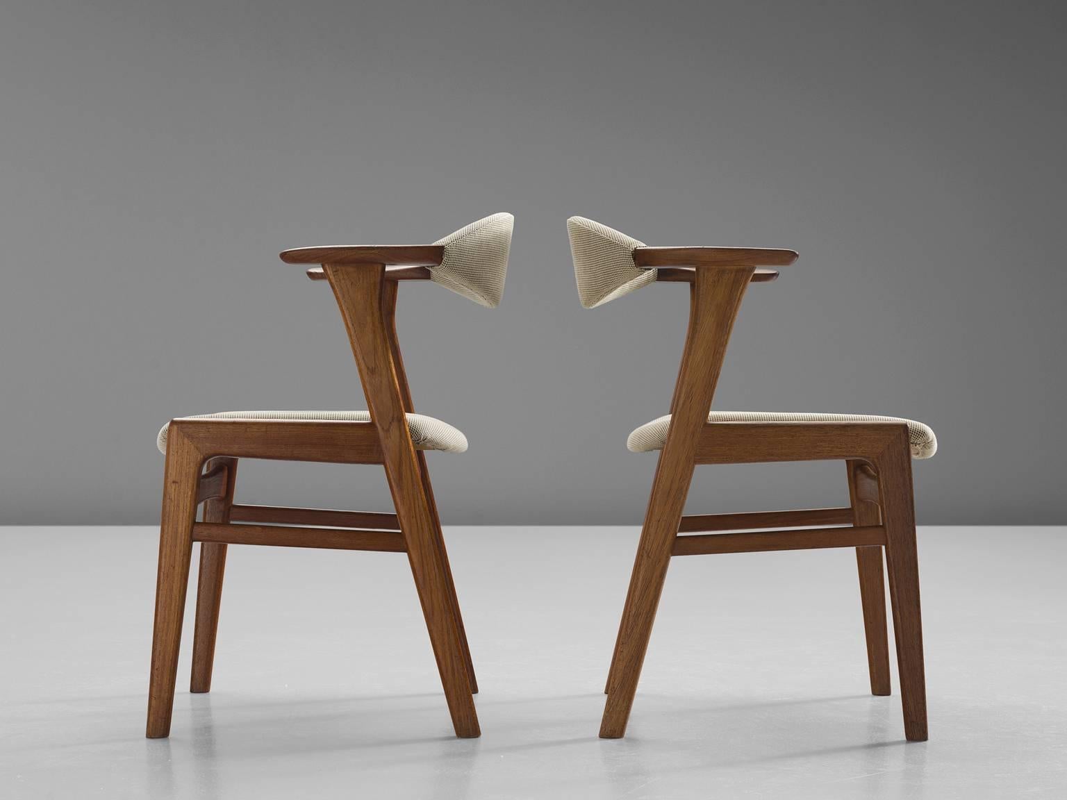 Mid-20th Century Erik Kirkegaard Set of Eight Teak Dining Chairs