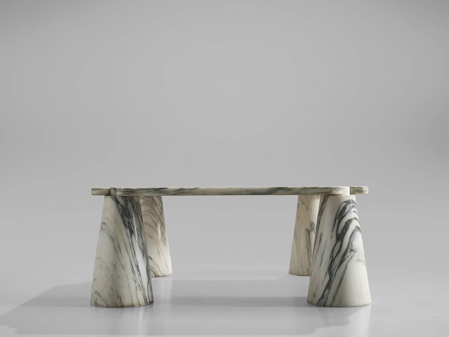 Angelo Mangiarotti 'Eros' Marble Coffee Table In Good Condition In Waalwijk, NL