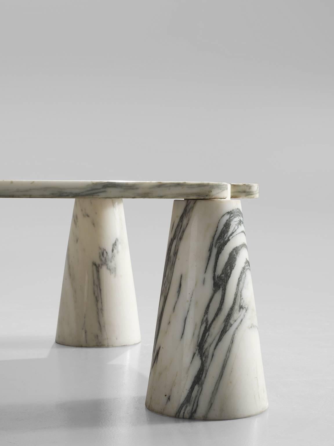 Late 20th Century Angelo Mangiarotti 'Eros' Marble Coffee Table