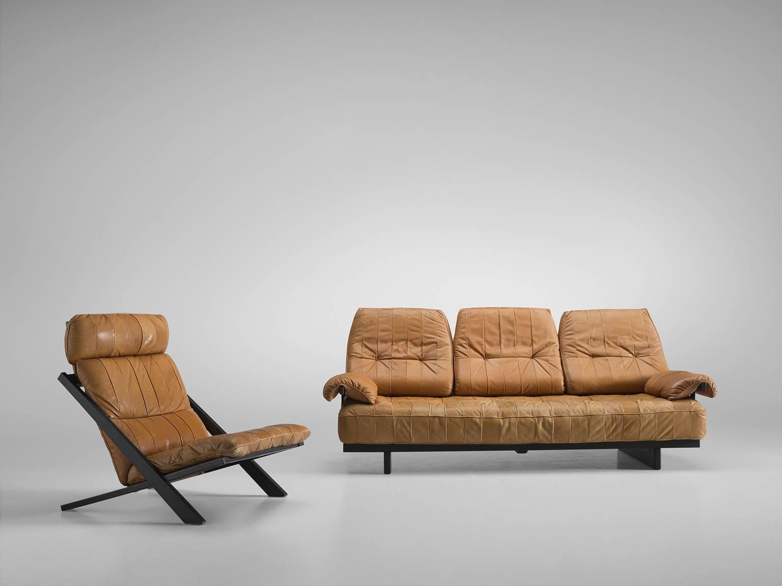 Post-Modern Ueli Berger Lounge Chair and DS 80 Sofa by De Sede