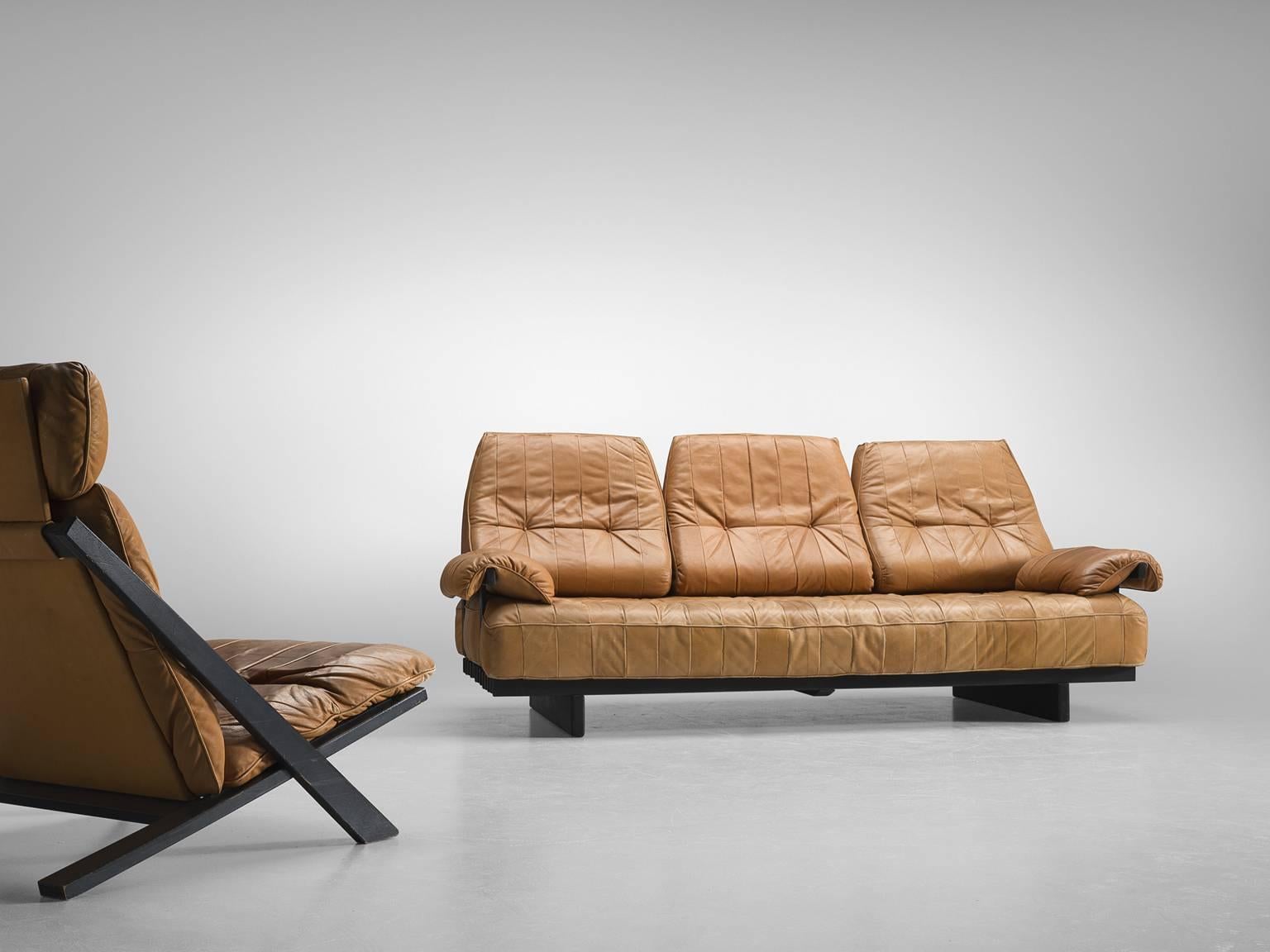 Swiss Ueli Berger Lounge Chair and DS 80 Sofa by De Sede