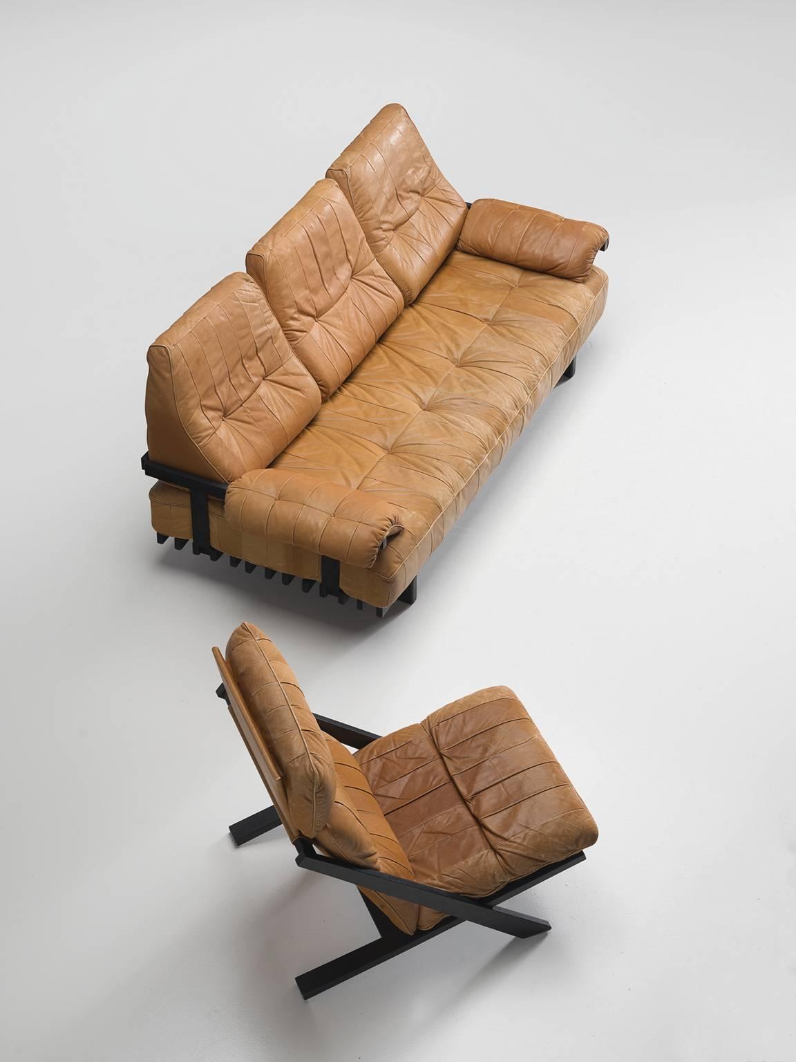 Ueli Berger Lounge Chair and DS 80 Sofa by De Sede In Good Condition In Waalwijk, NL