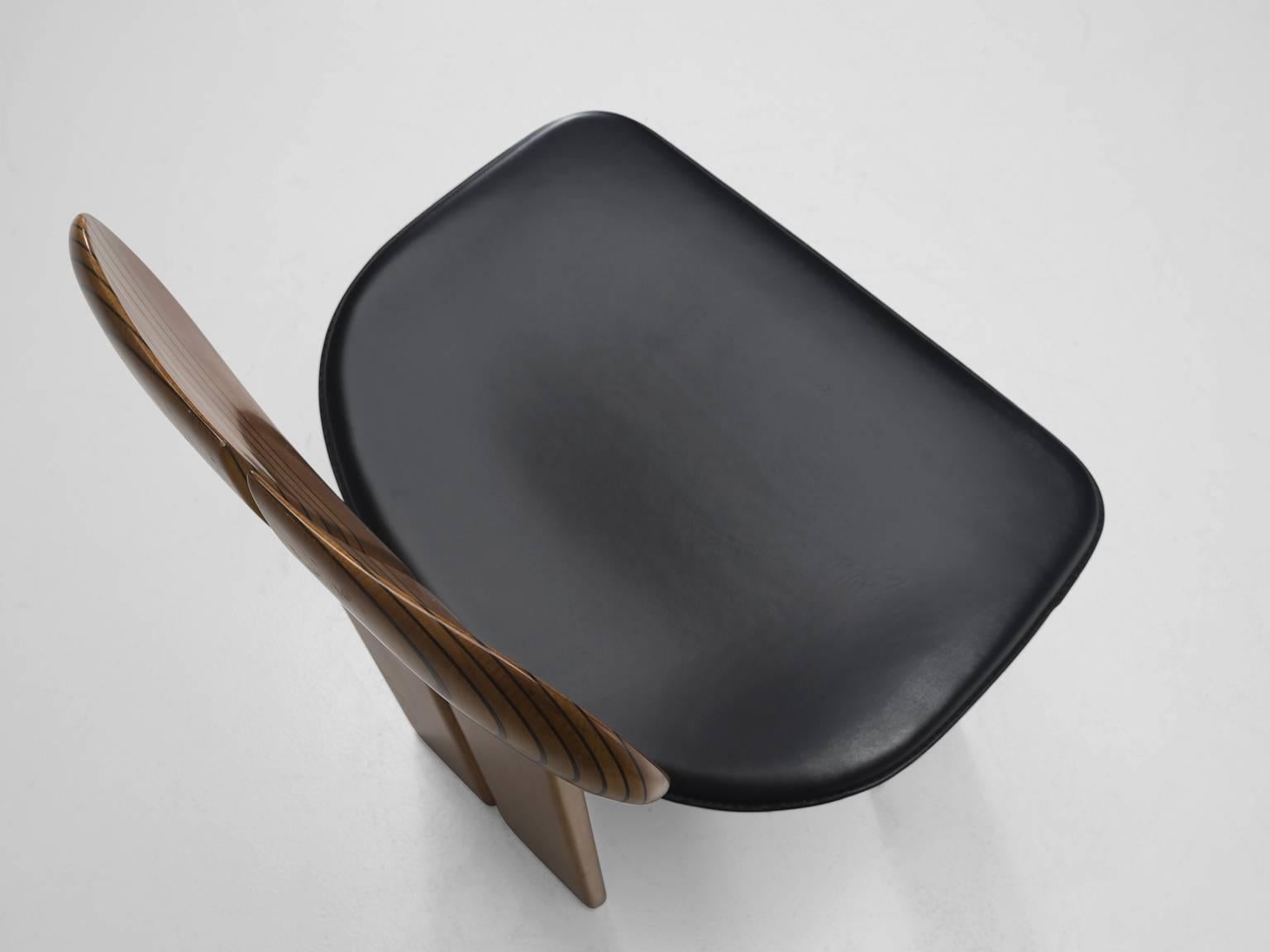 Brass Tobia & Afra Scarpa 'Africa' Chairs from the Artona Collection