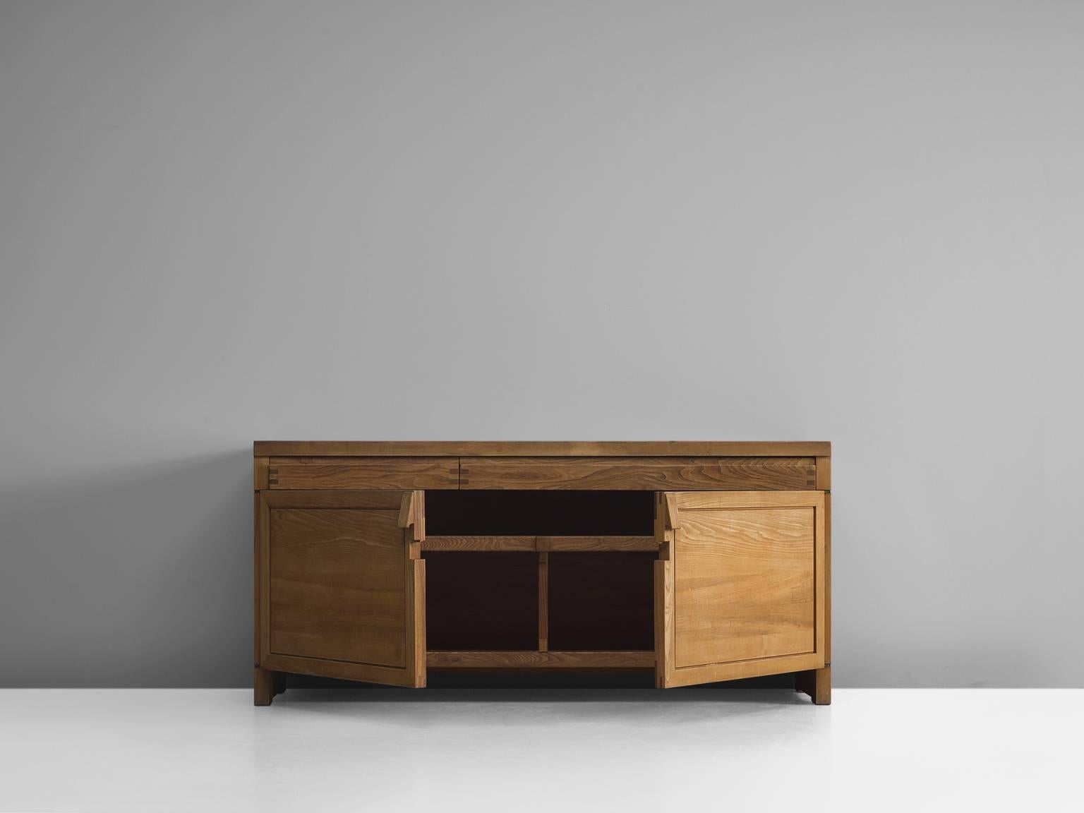 French Pierre Chapo Sideboard in Solid Elm R08
