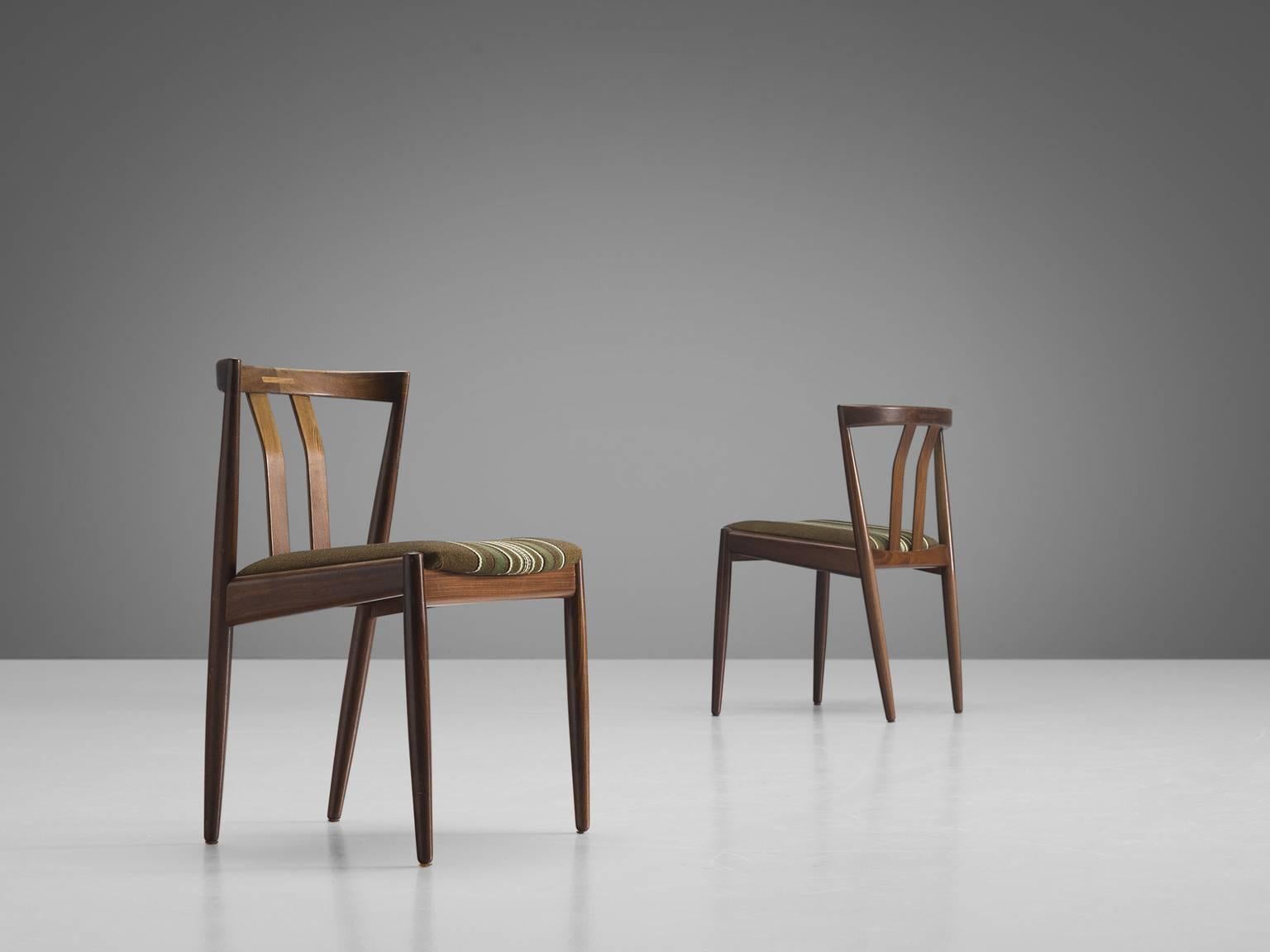 Danish Set of Six Teak Dining Chairs, 1960s In Good Condition In Waalwijk, NL