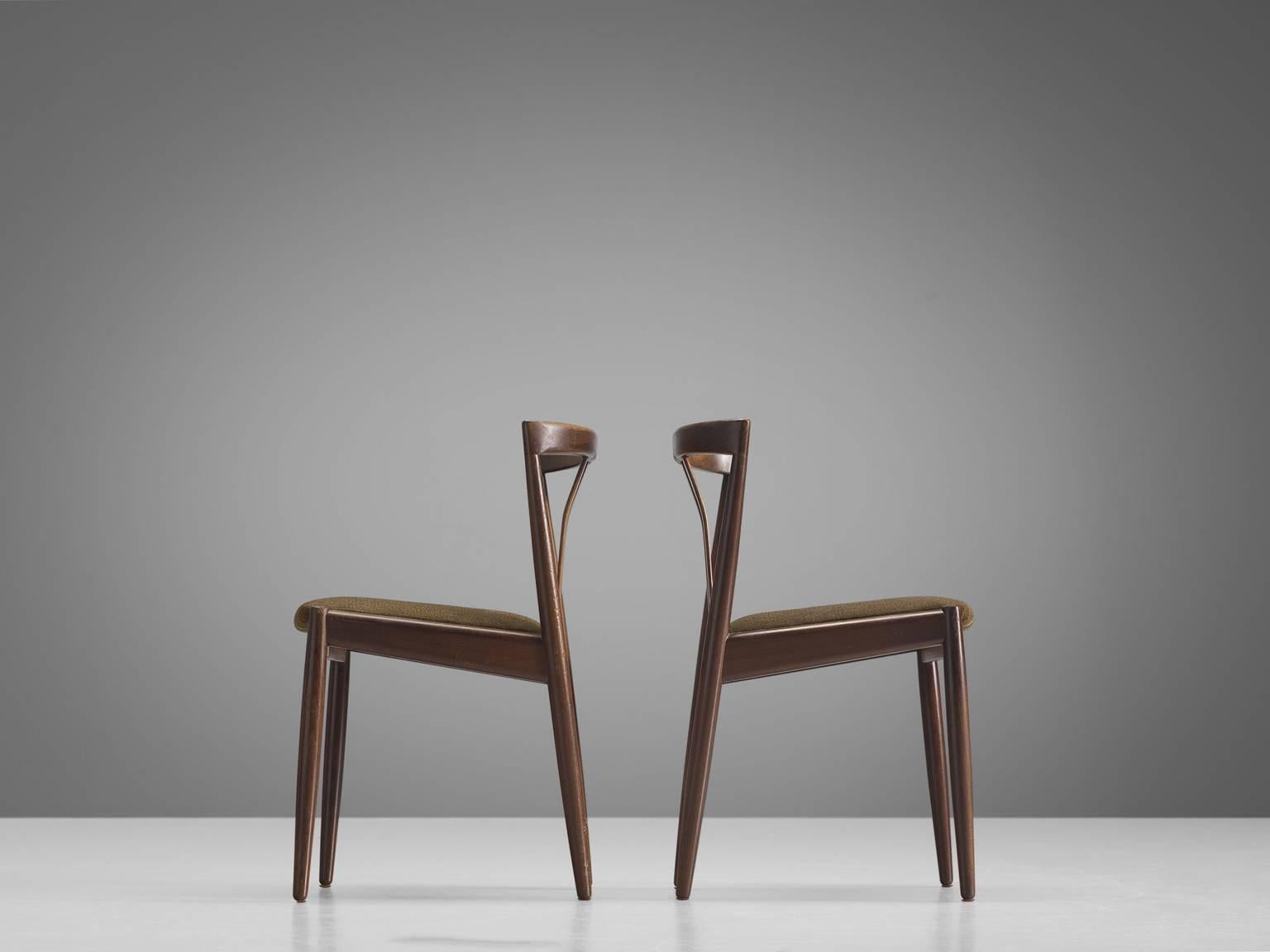 Danish Set of Six Teak Dining Chairs, 1960s (Mitte des 20. Jahrhunderts)