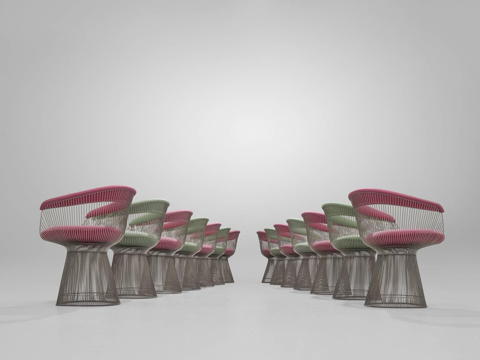 Mid-Century Modern Warren Platner Large Set of Lounge Chairs