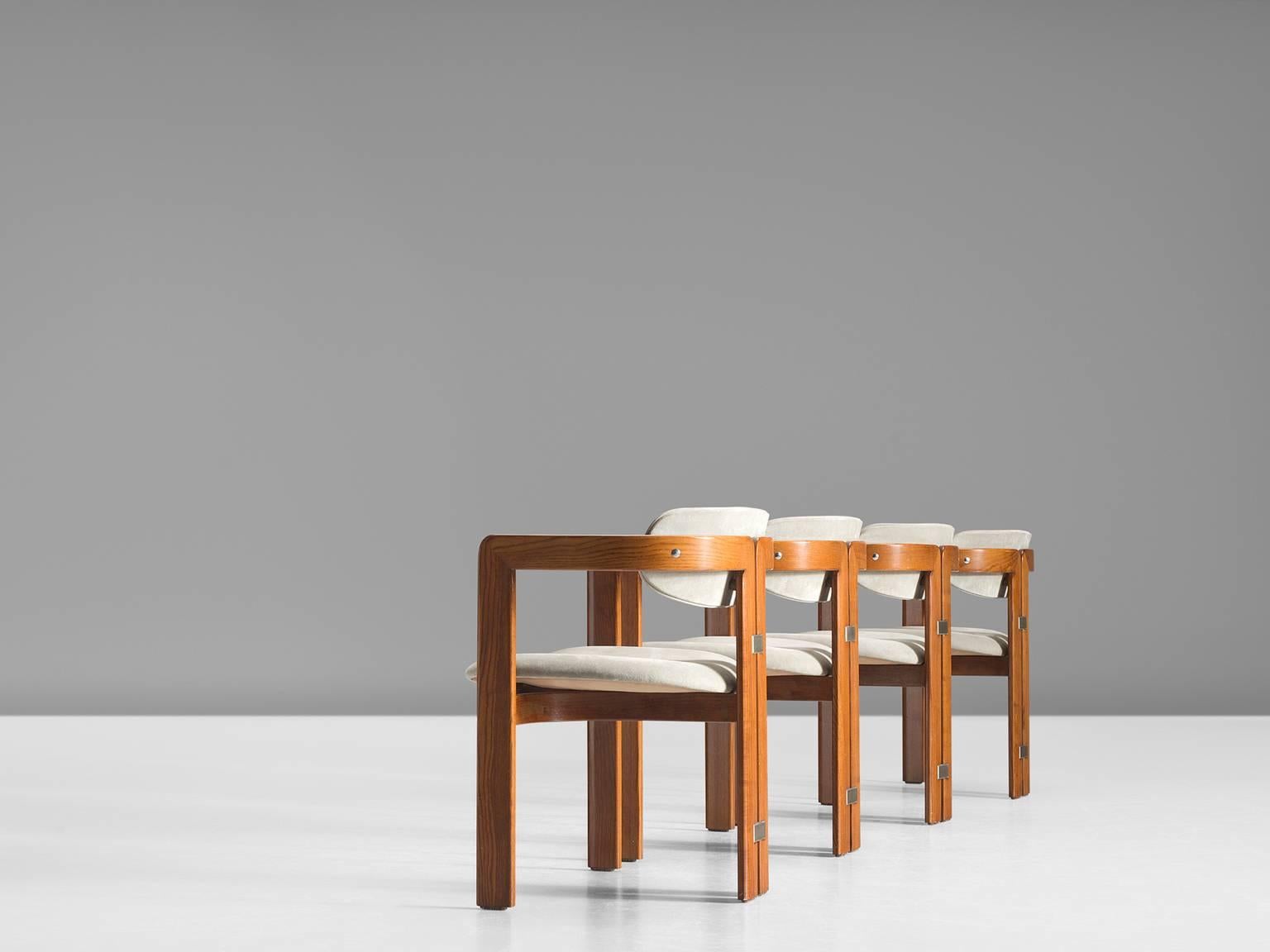 Mid-Century Modern Set of Four ‘Pamplona’ Chairs by Augusto Savini for Pozzi, Italy, 1960s