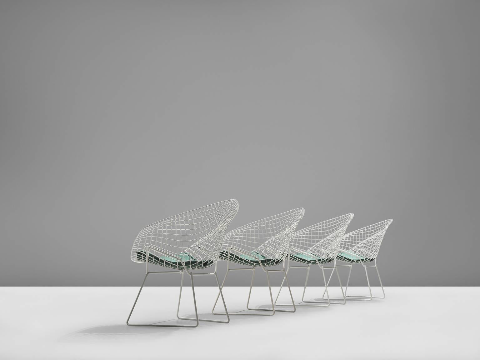 American Four 'Diamond' Wire Chairs by Harry Bertoia for Knoll