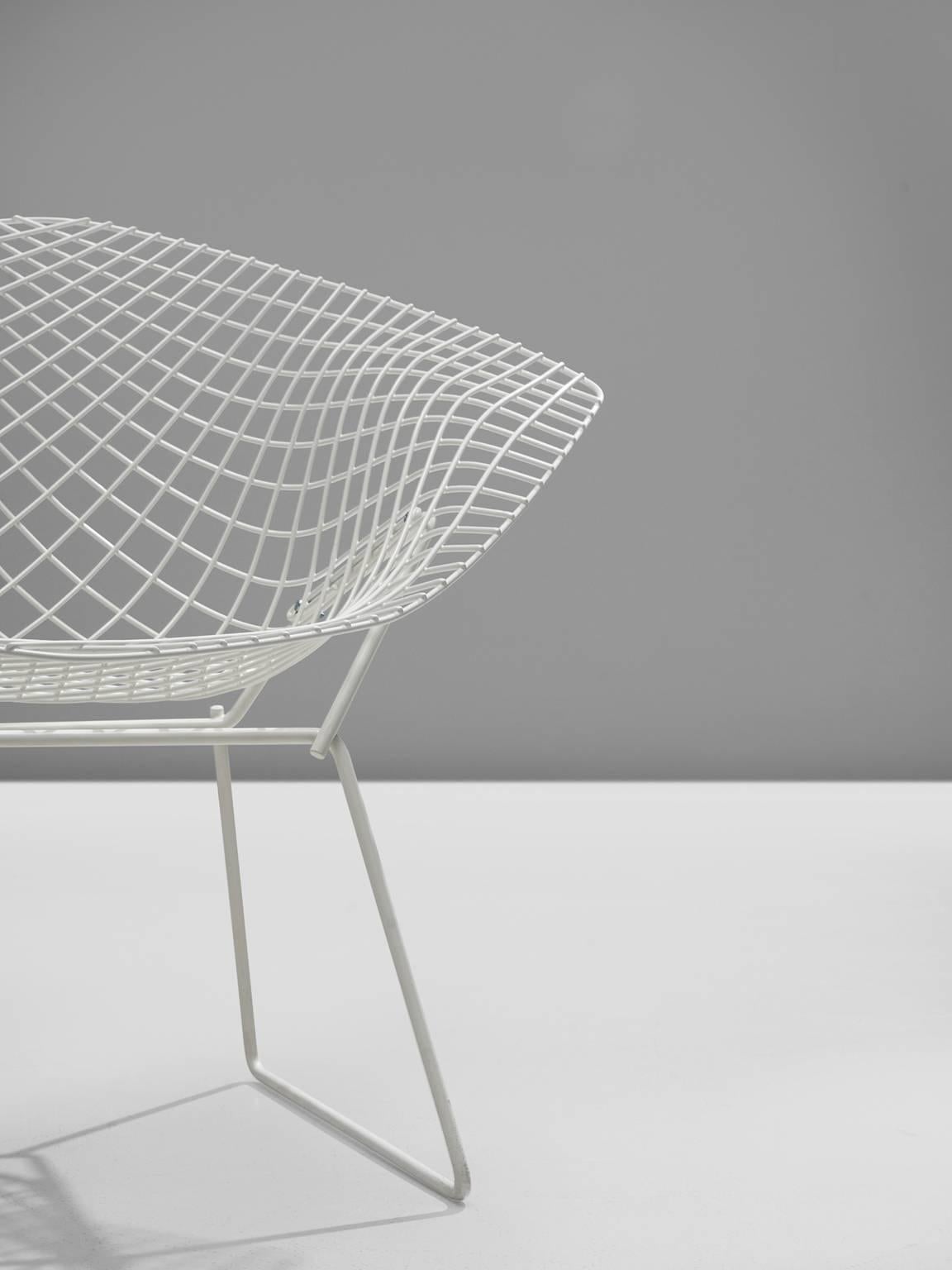 Four 'Diamond' Wire Chairs by Harry Bertoia for Knoll In Excellent Condition In Waalwijk, NL