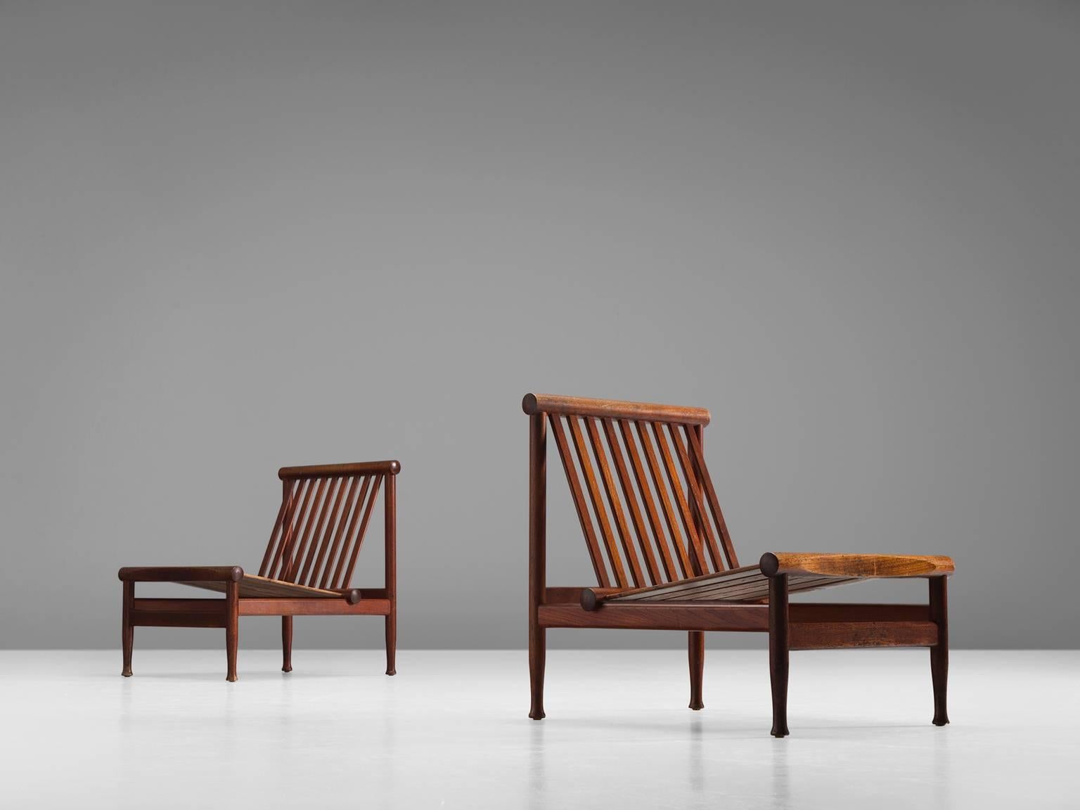 Danish Package for Barbara: Lyngfeldt-Larsen Easy Chairs + Set of 10 suede dining chair