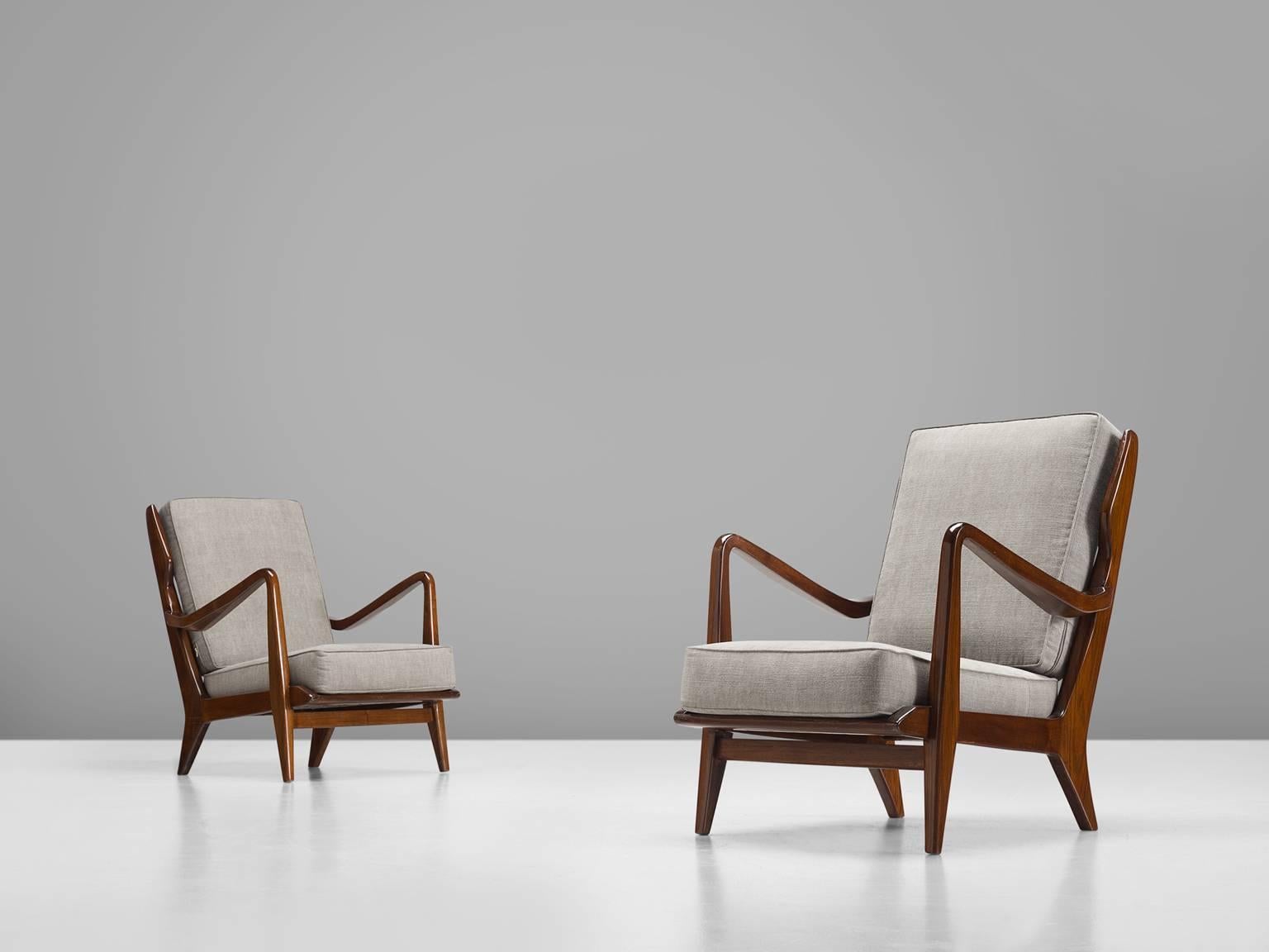 Mid-20th Century Gio Ponti Armchairs for Cassina, 1950s