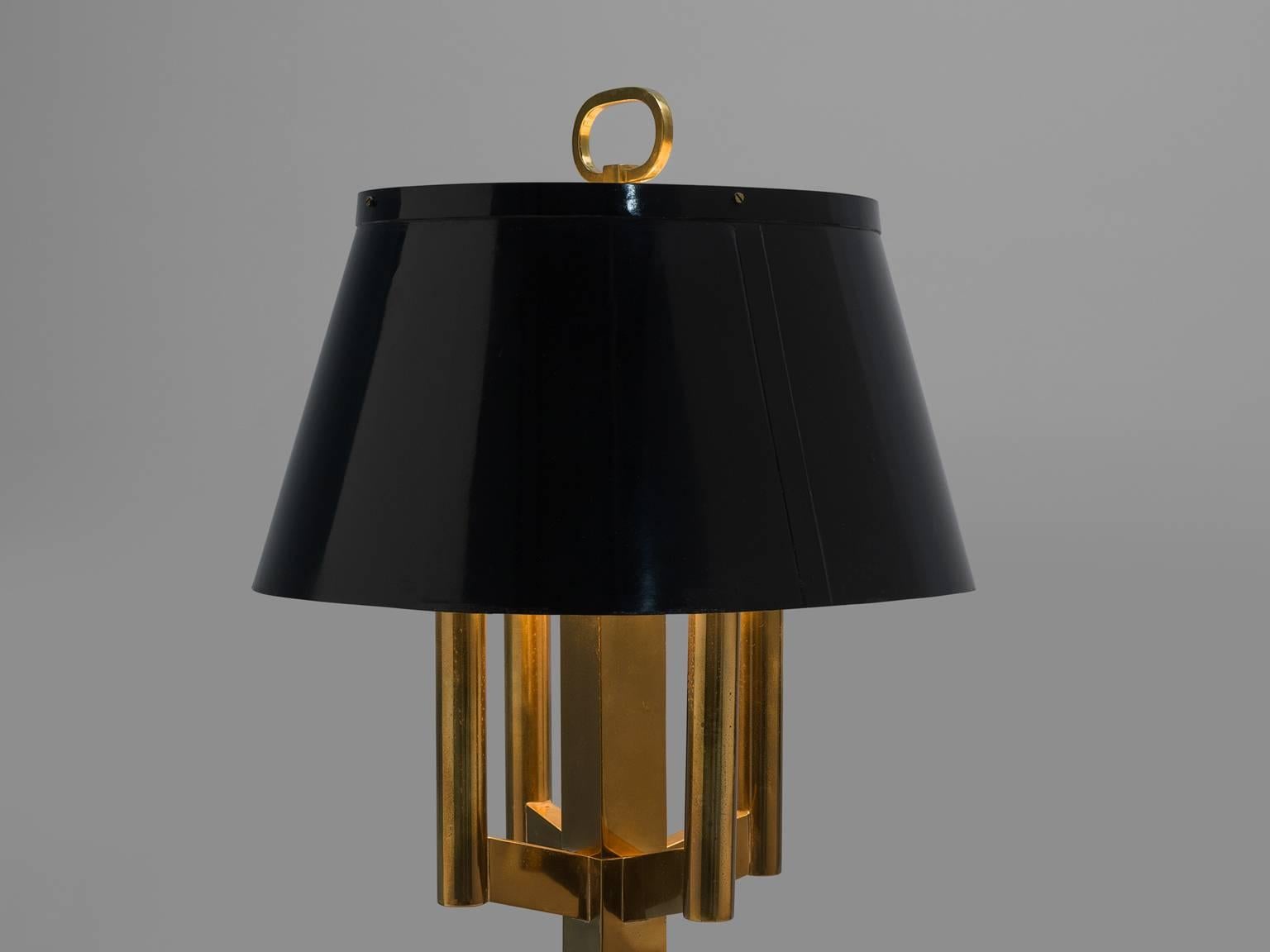Mid-Century Modern Solid Brass Table Lamps 3ft / 88cm, 1940s
