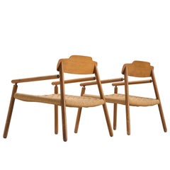 Finnish Armchairs in Wood, 1950s