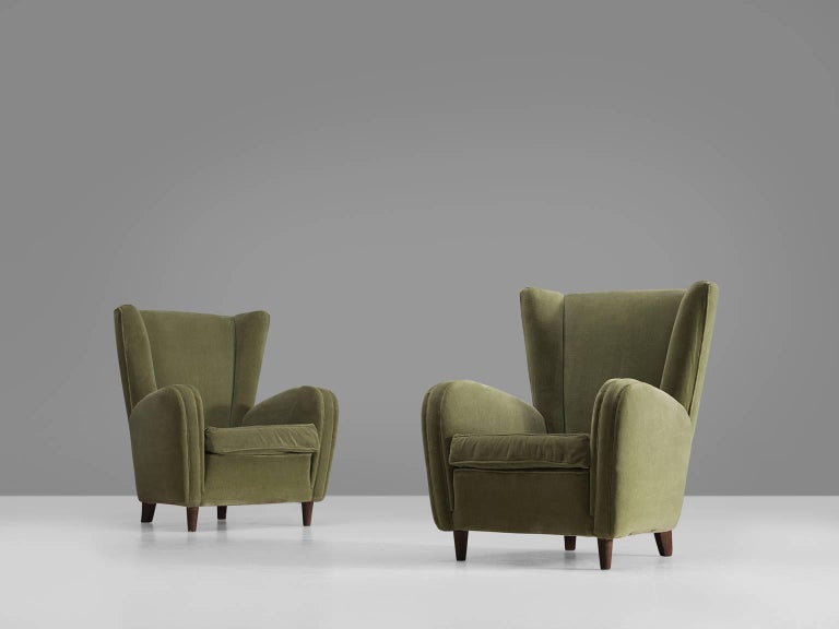 Olive Green Italian Lounge Chairs, 1950s For Sale At 1stdibs Olive Green Italian Lounge Chairs, 1950s For Sale At 1stdibs