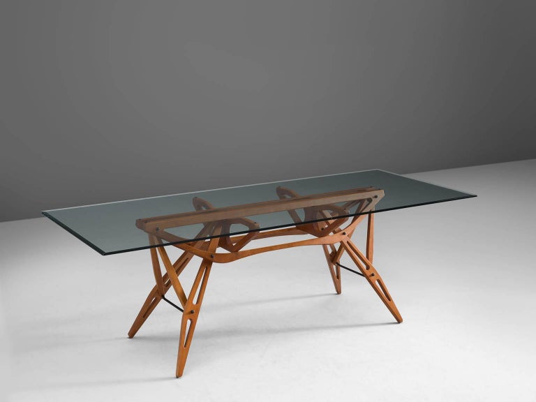 Mid-Century Modern Carlo Mollino by Zanotta 'Reale' Table