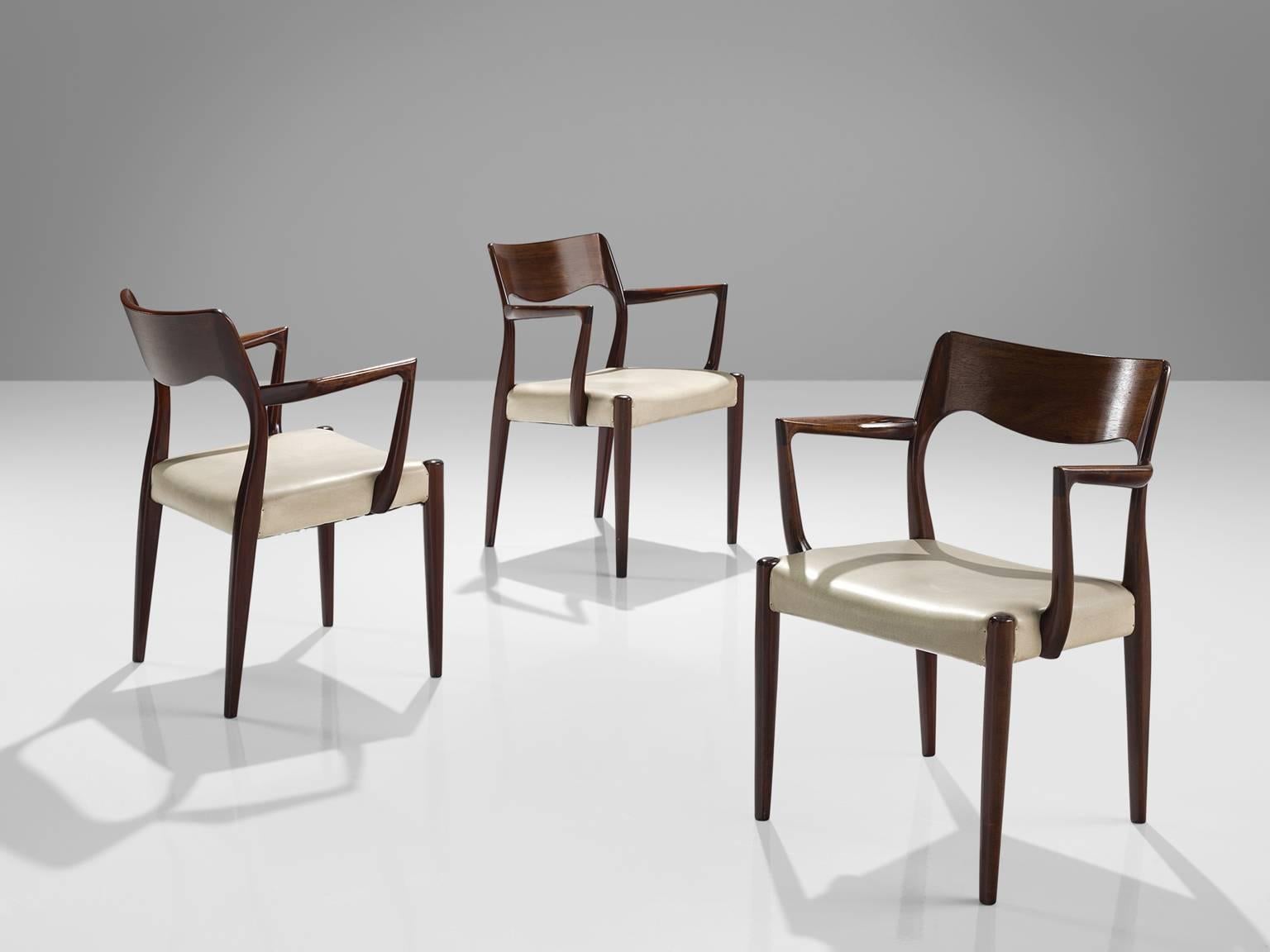 Mid-20th Century Set of Eight Danish Dining Chairs