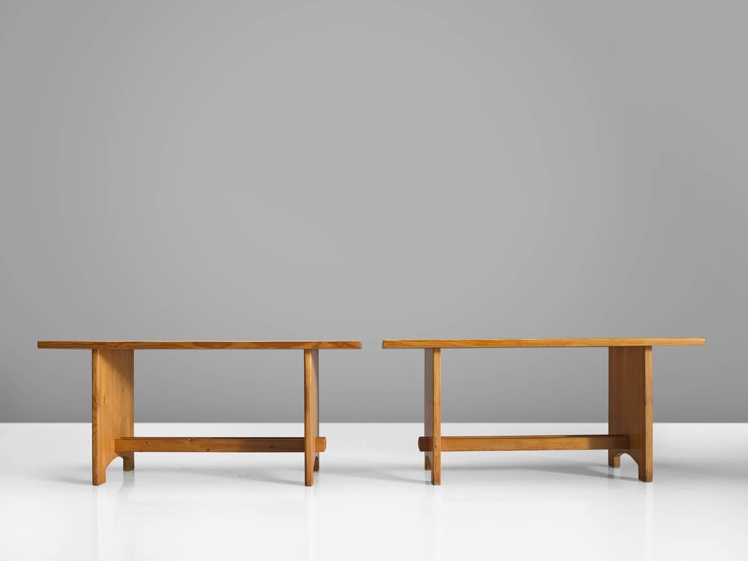 Danish Jacob Kielland-Brandt Dining Tables in Solid Pine