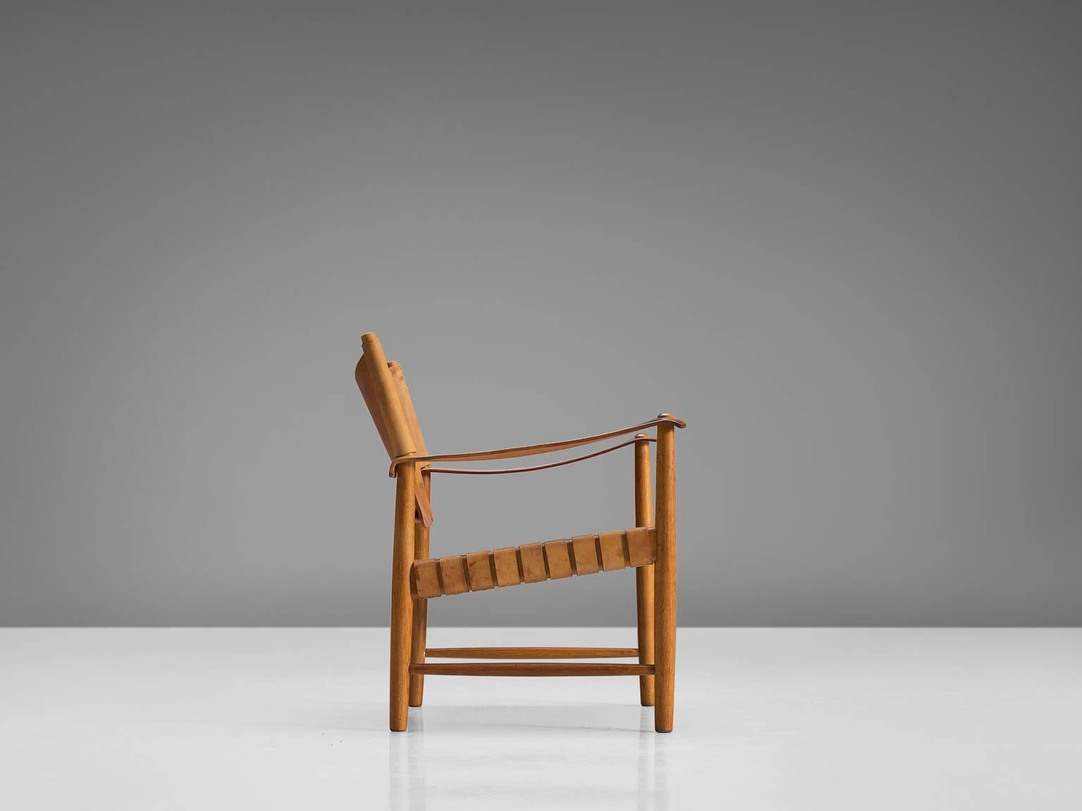 leather safari chair