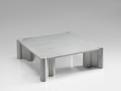 Coffee-Table 'Jumbo' in Carrara Marble by Gae Aulenti for Knoll