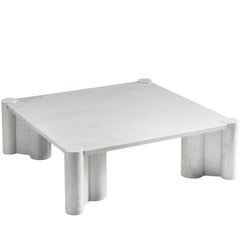 Coffee-Table 'Jumbo' in Carrara Marble by Gae Aulenti for Knoll