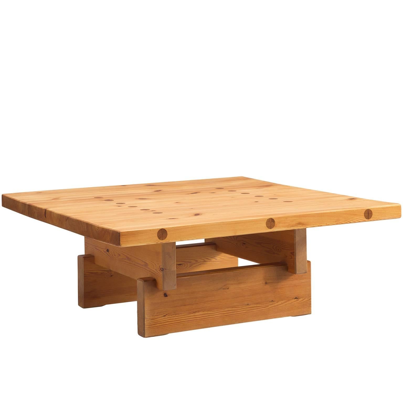Ronald Wilhelmsson Coffee Table in Pine
