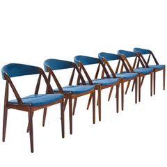 Kai Kristiansen Set of Six Rosewood Dining Chairs