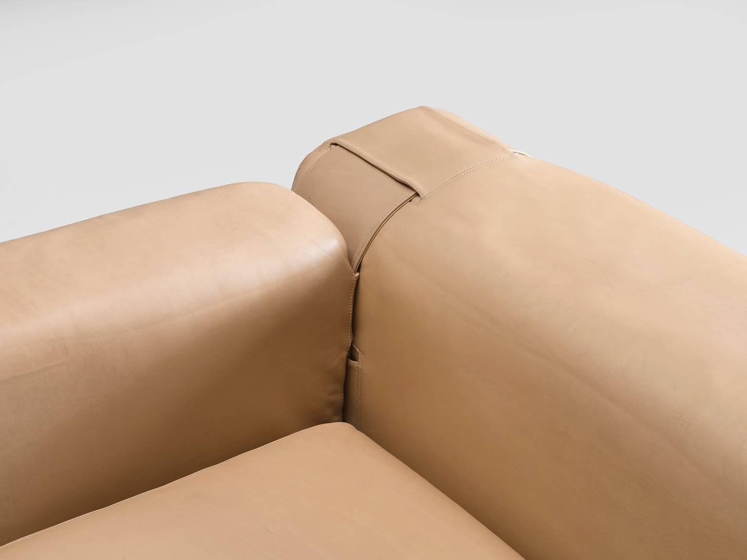 Leather Mario Bellini Modular Sofa for Cassina