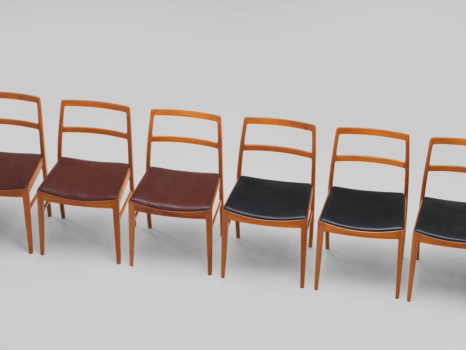 Mid-20th Century Arne Vodder Fourteen Teak Dining Chairs for Sibast