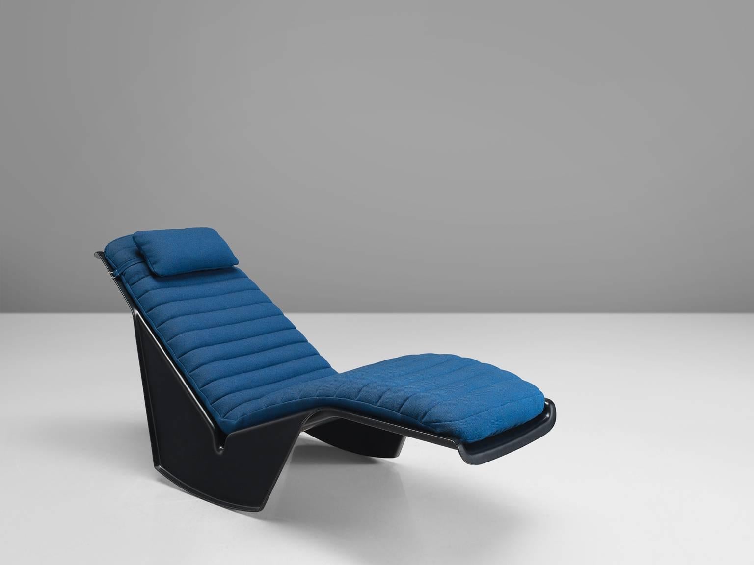 Post-Modern 'Serpentina' Rocking Lounge Chair by Burchard Vogtherr