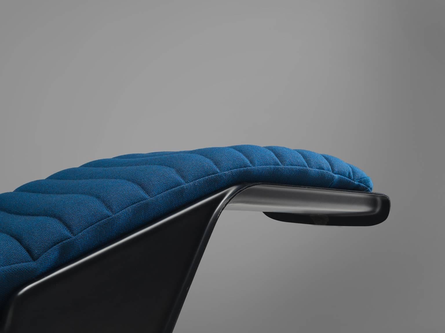 Fabric 'Serpentina' Rocking Lounge Chair by Burchard Vogtherr