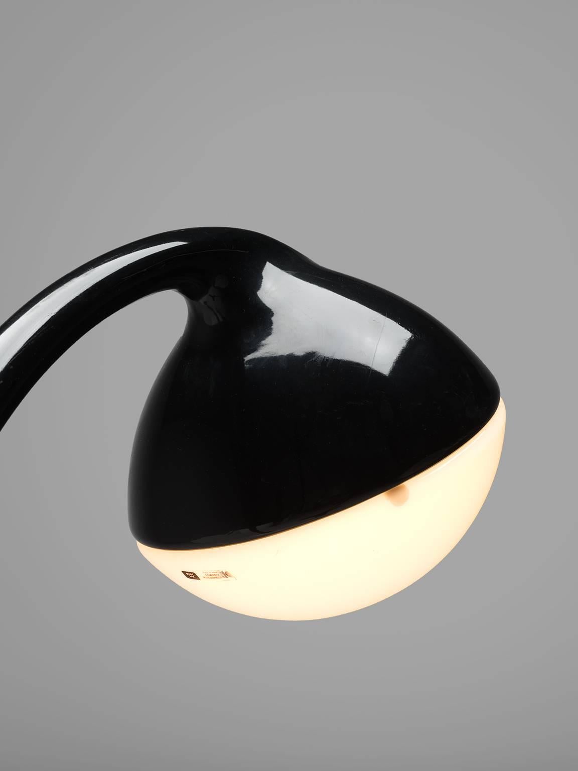 Italian Fabio Lenci for Guzzini Black Floor Lamp