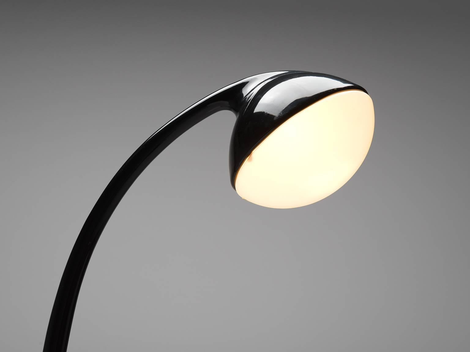 Post-Modern Fabio Lenci for Guzzini Black Floor Lamp