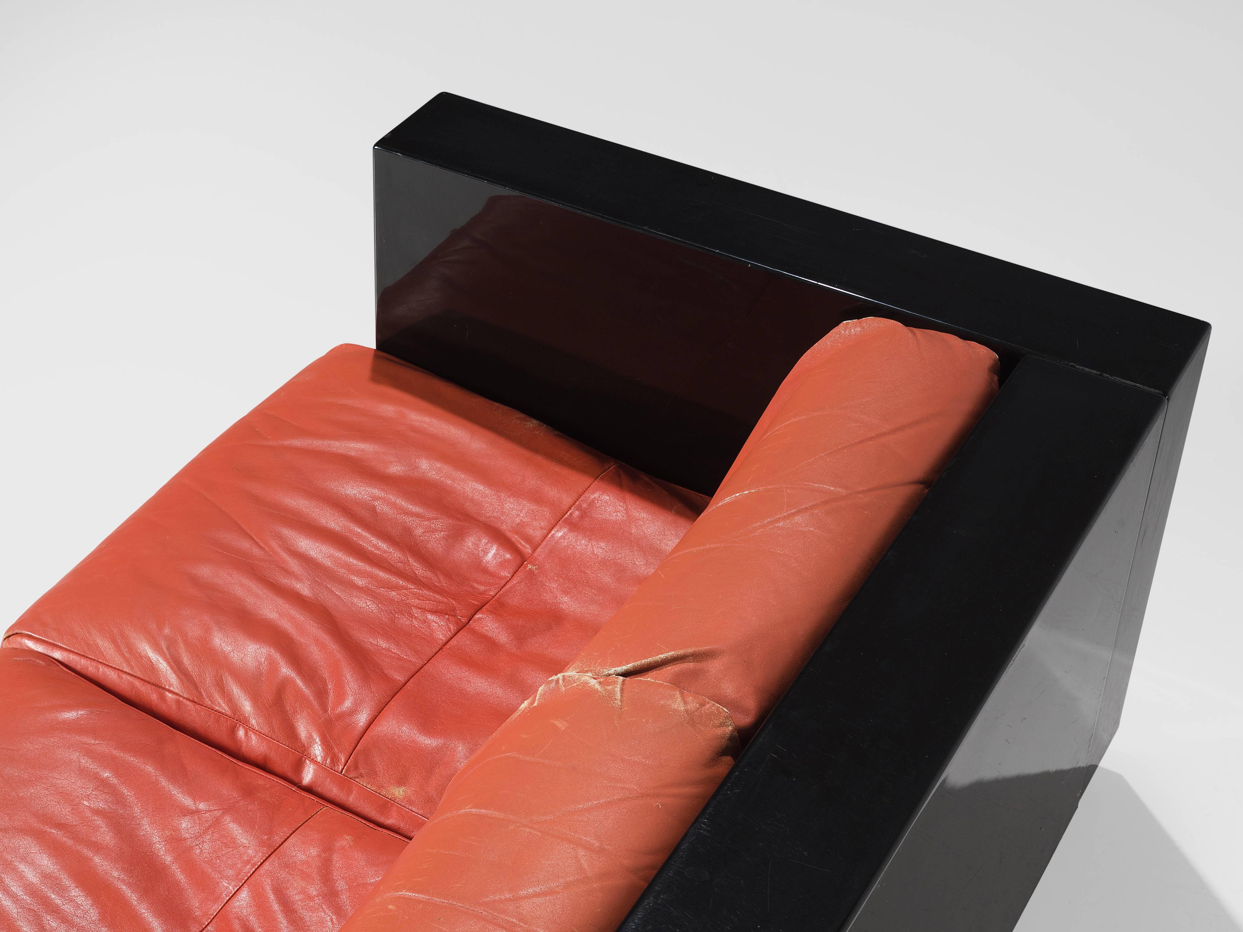 Italian Massimo Vignelli 'Saratoga' Sofa for Poltronova