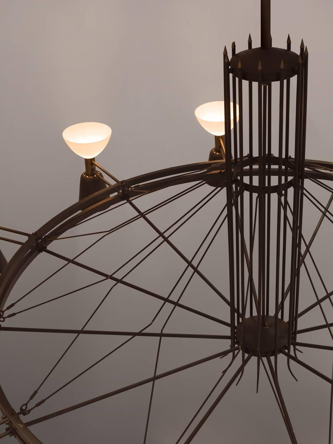 Extra Large Dutch Chandelier, circa 1950 3