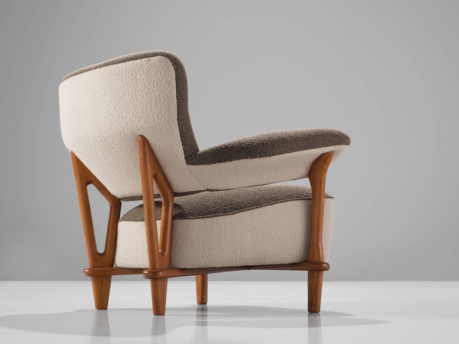 Dutch Theo Ruth for Artifort Reupholstered 'Gentleman' Armchair