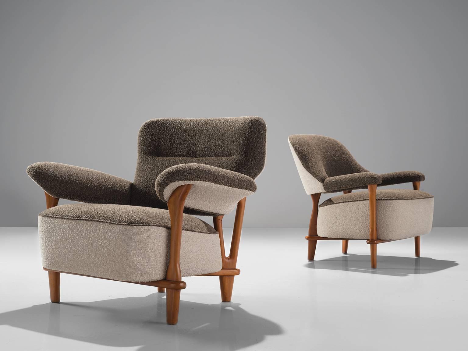 Theo Ruth for Artifort Reupholstered 'Lady' Armchair F109 2