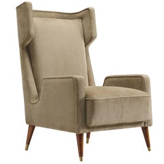 Giuseppi Scapinelli Brazilian Caviuna Highback Chair