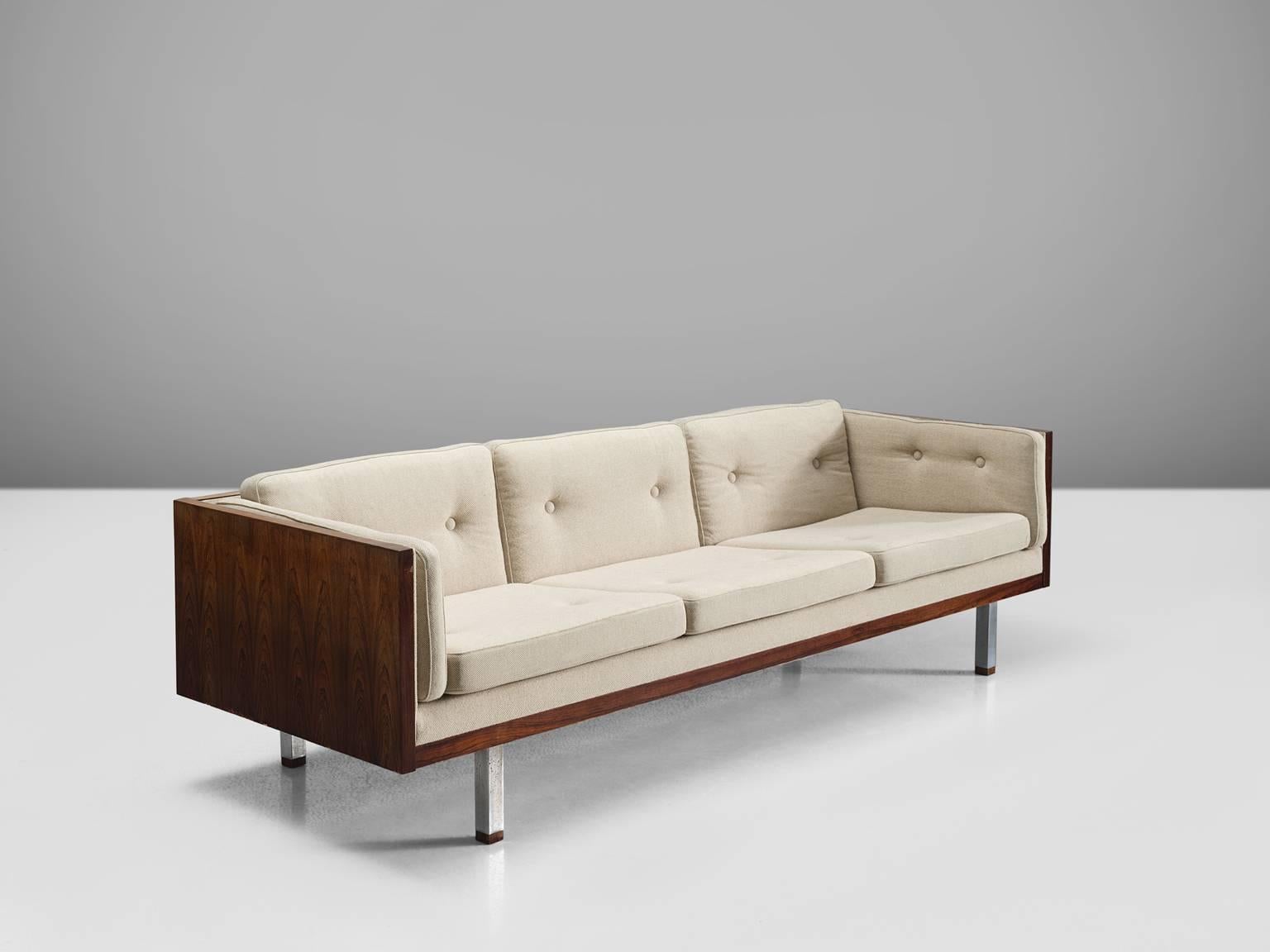 Mid-20th Century Danish Rosewood Sofa, circa 1950