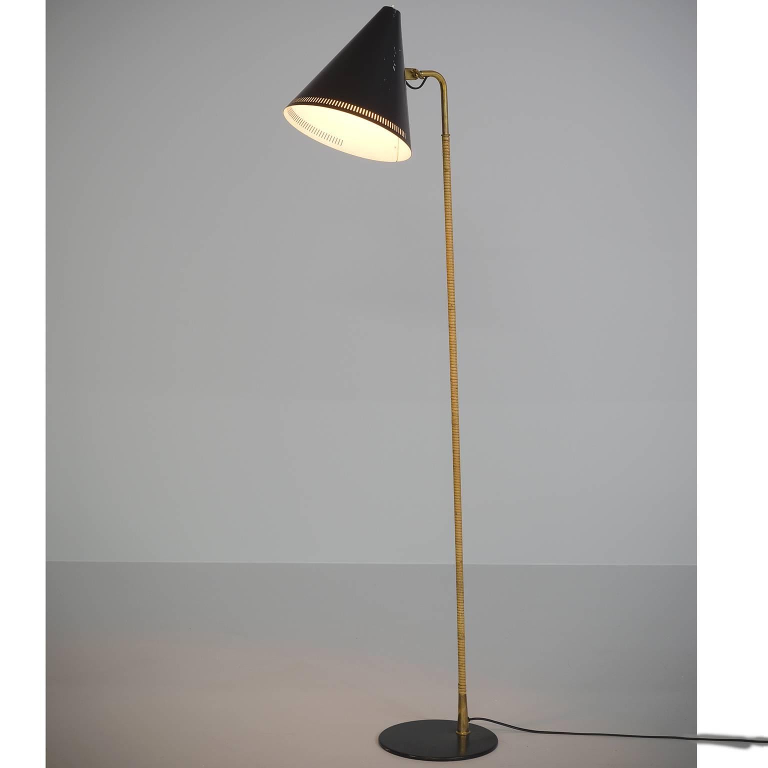 Metal Paavo Tynell Floor Lamp for Idman, 1940s