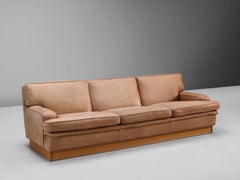 Arne Norell Sofa in Cognac Leather