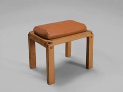 Pouf en cuir Pierre Chapo S20