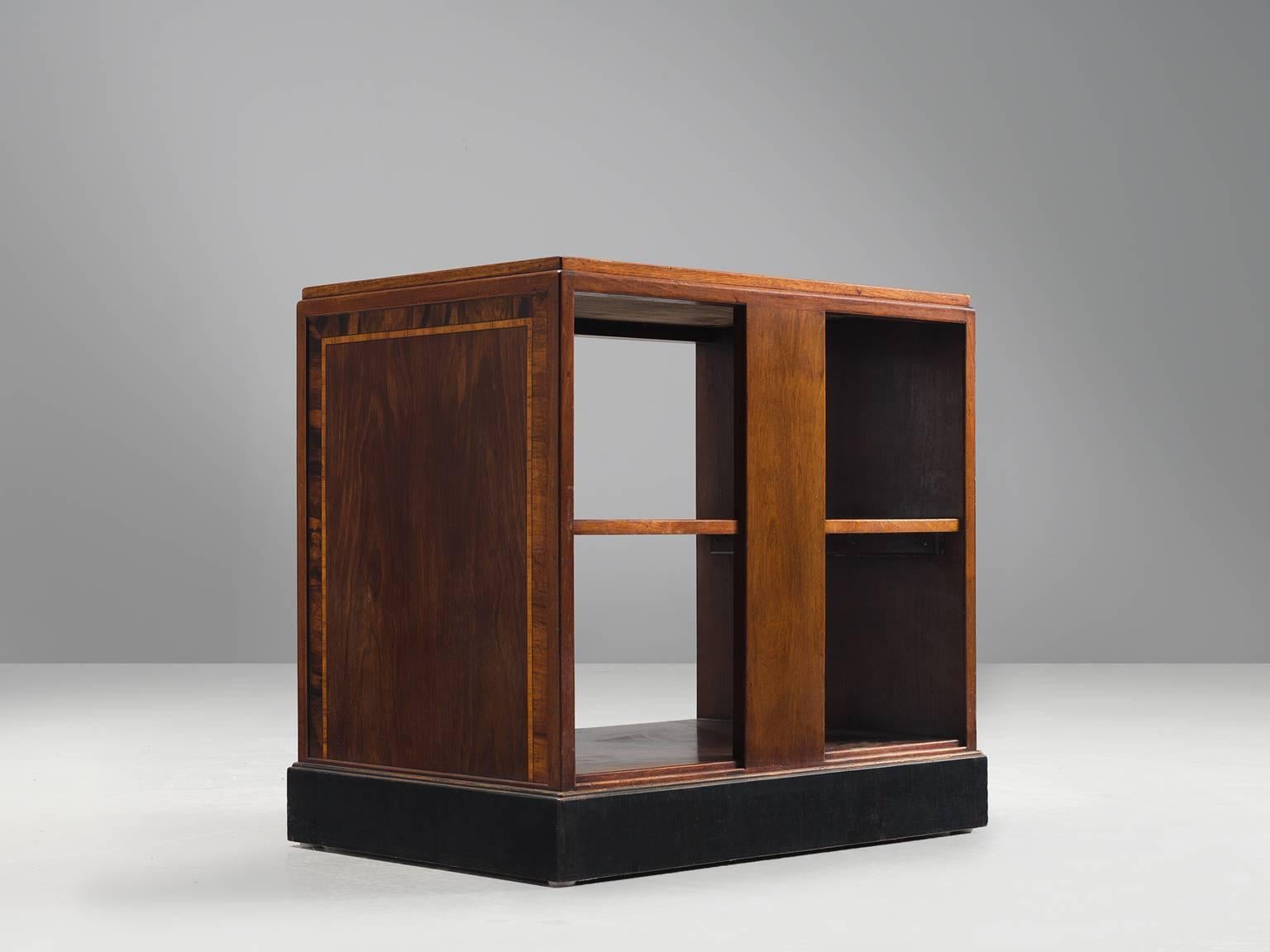 Mid-Century Modern Midcentury Marquetry Cocobolo Cabinet, circa 1960