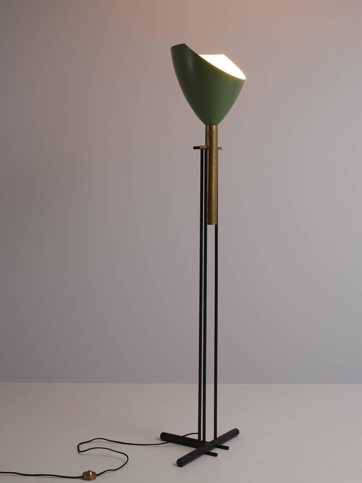 Post-Modern Early Complete Original Ettore Sottsass for Arredoluce Floor Lamp