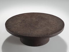Brutalist Coffee Table with Stone Look