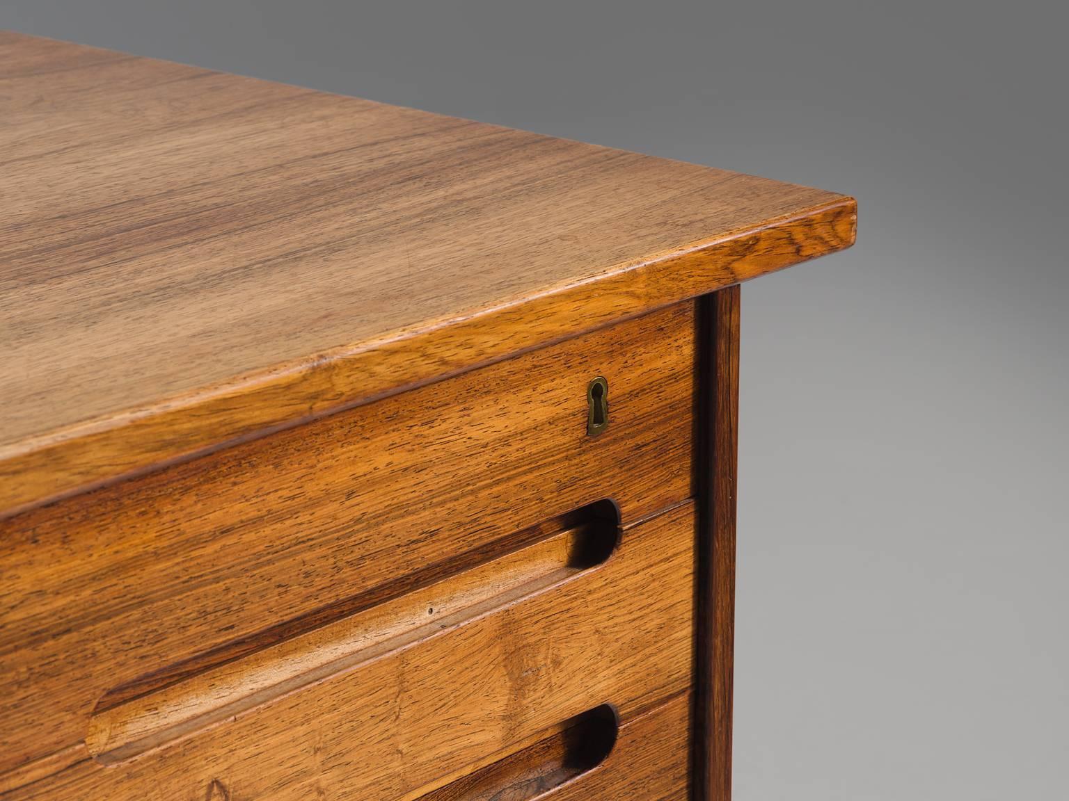 Wood Kai Kristiansen Freestanding Rosewood Desk