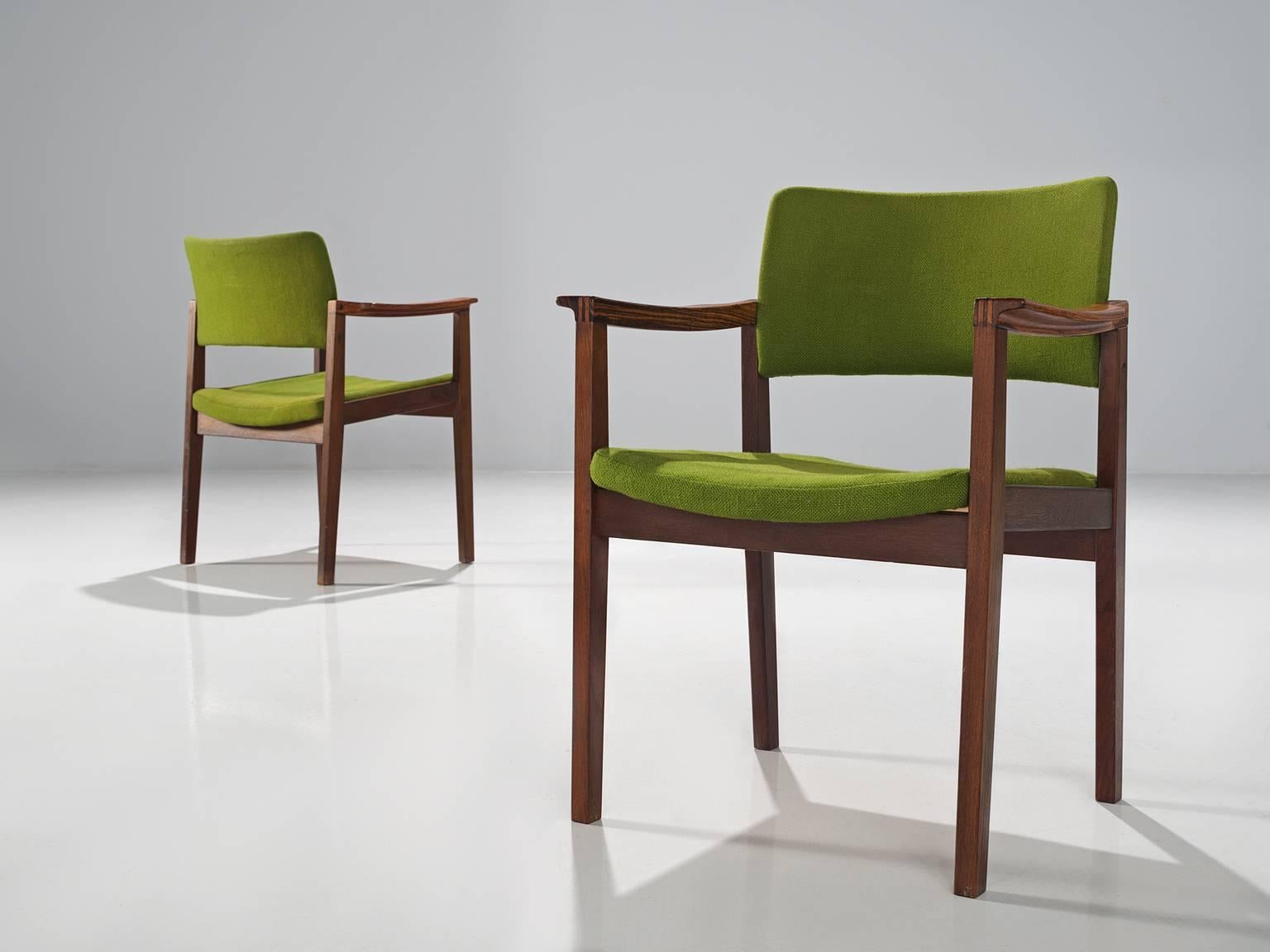 Mid-20th Century Set of Danish Rosewood Chairs for Høngstole