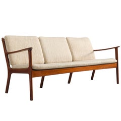 Kaj Winding Three-Seat Settee in Teak