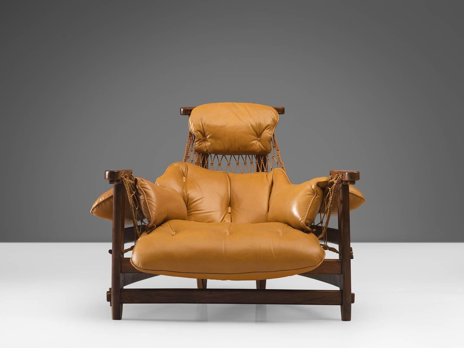 Mid-20th Century Jean Gillon 'Jangada' Brazilian Armchair
