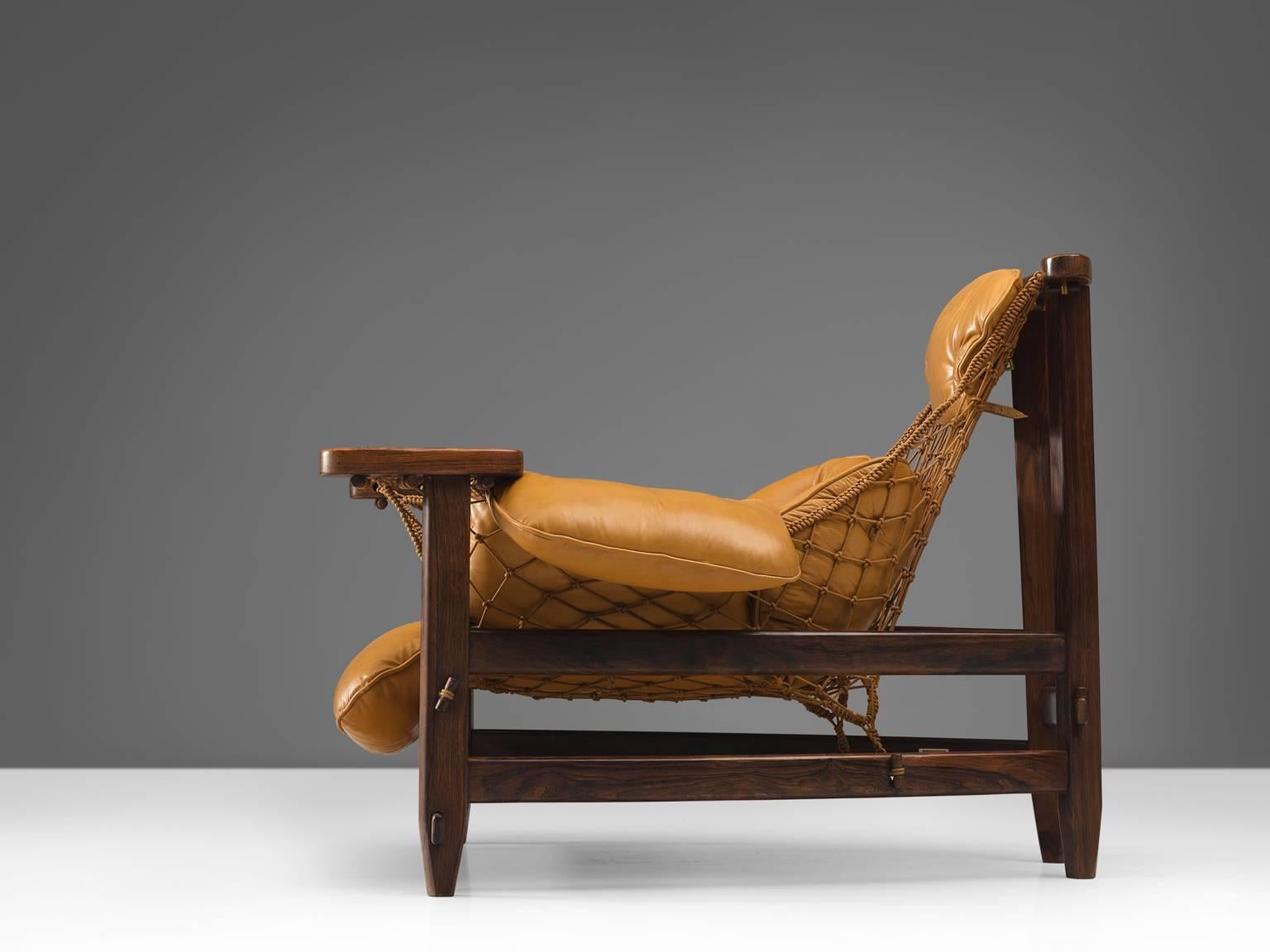 Mid-Century Modern Jean Gillon 'Jangada' Brazilian Armchair